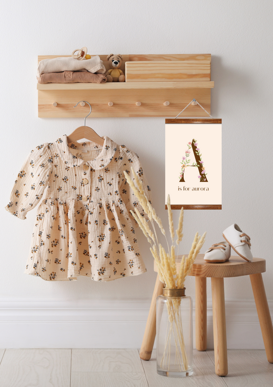 Enchanted personalised Initial + name print
