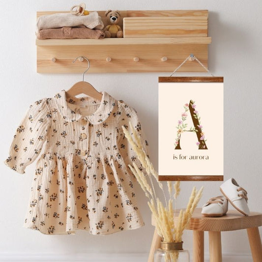 Enchanted personalised Initial + name print